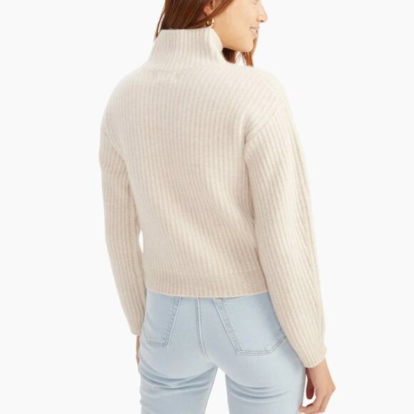 Naadam Merino Cashmere Fisherman Turtleneck - Picture 2 of 12